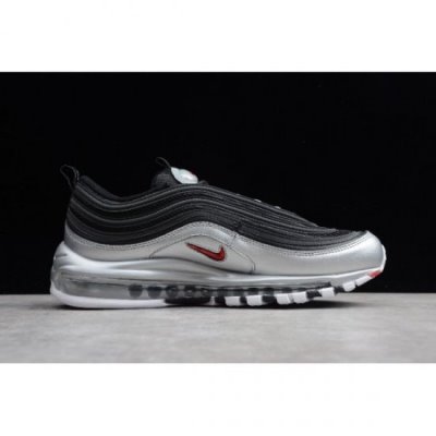 Nike Air Max 97 Qs Siyah / Kırmızı / Metal Gümüş Koşu Ayakkabısı Türkiye - J79MGDB5